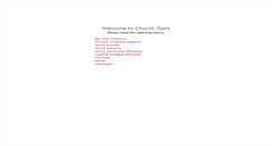 Desktop Screenshot of churchtools.com